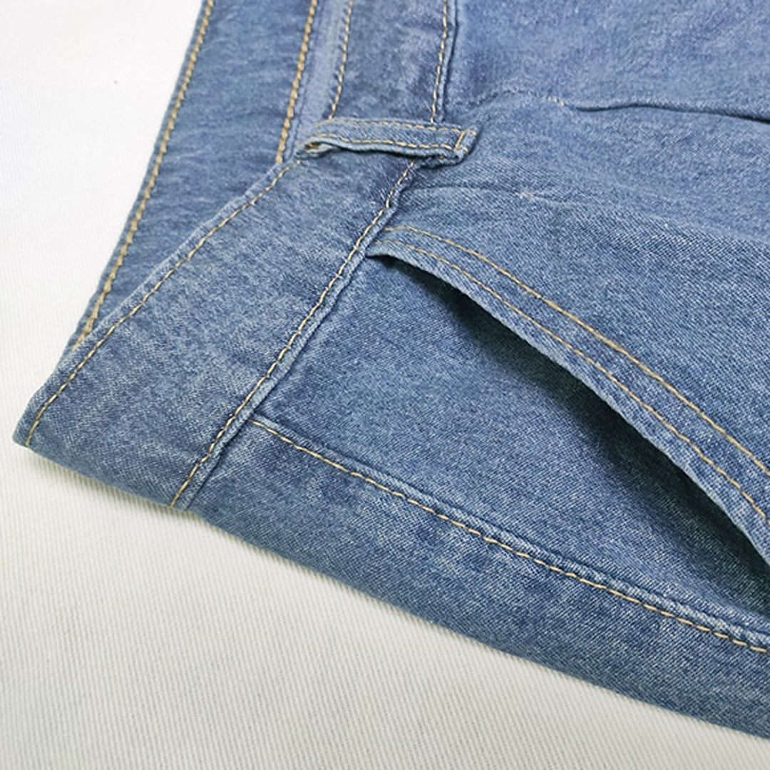 Leona - Wijd Uitlopende Denim Jeans met Vintage Uitstraling voor Dames