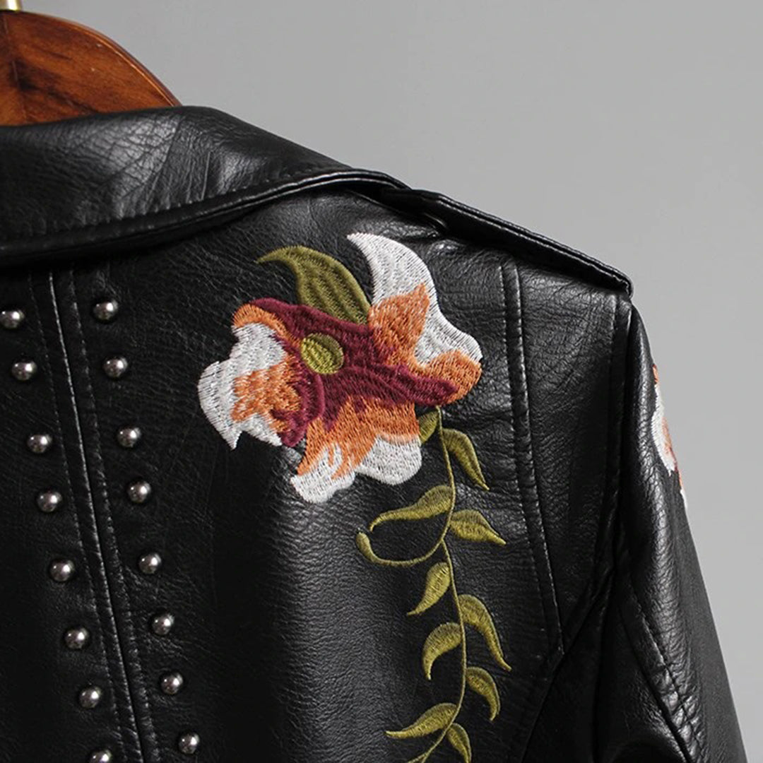 Annelies - Damesjas met Bloemenprint | Stijlvolle Jas voor een Elegante Look