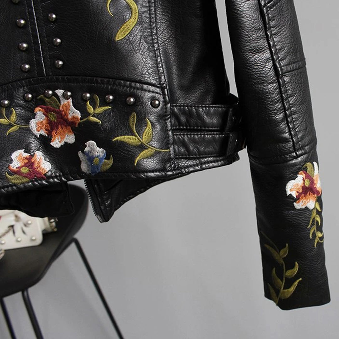 Annelies - Damesjas met Bloemenprint | Stijlvolle Jas voor een Elegante Look