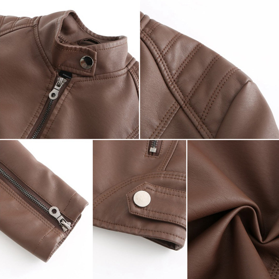 Tijdloze Dames Lederjacke - Elegant en Duurzaam