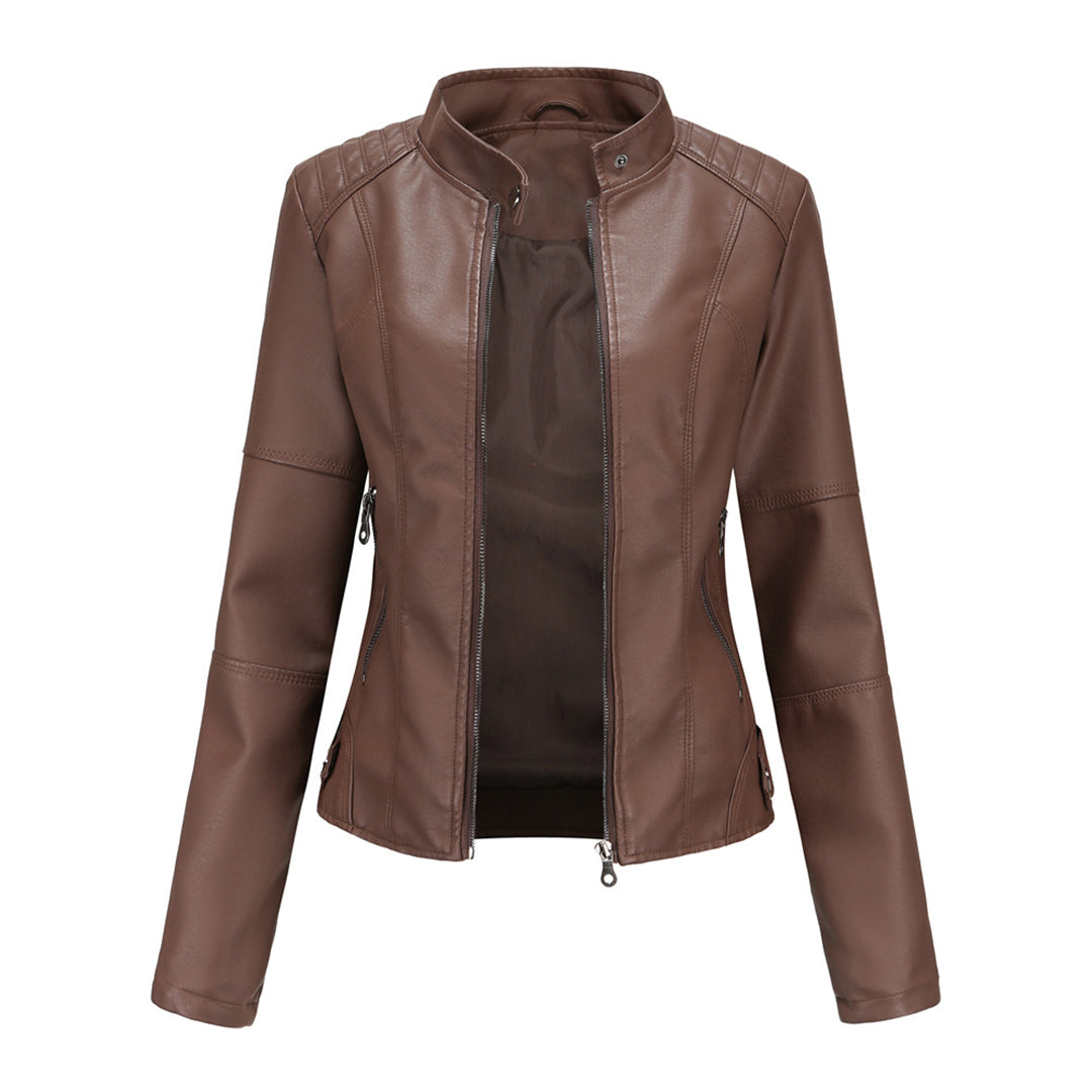 Tijdloze Dames Lederjacke - Elegant en Duurzaam