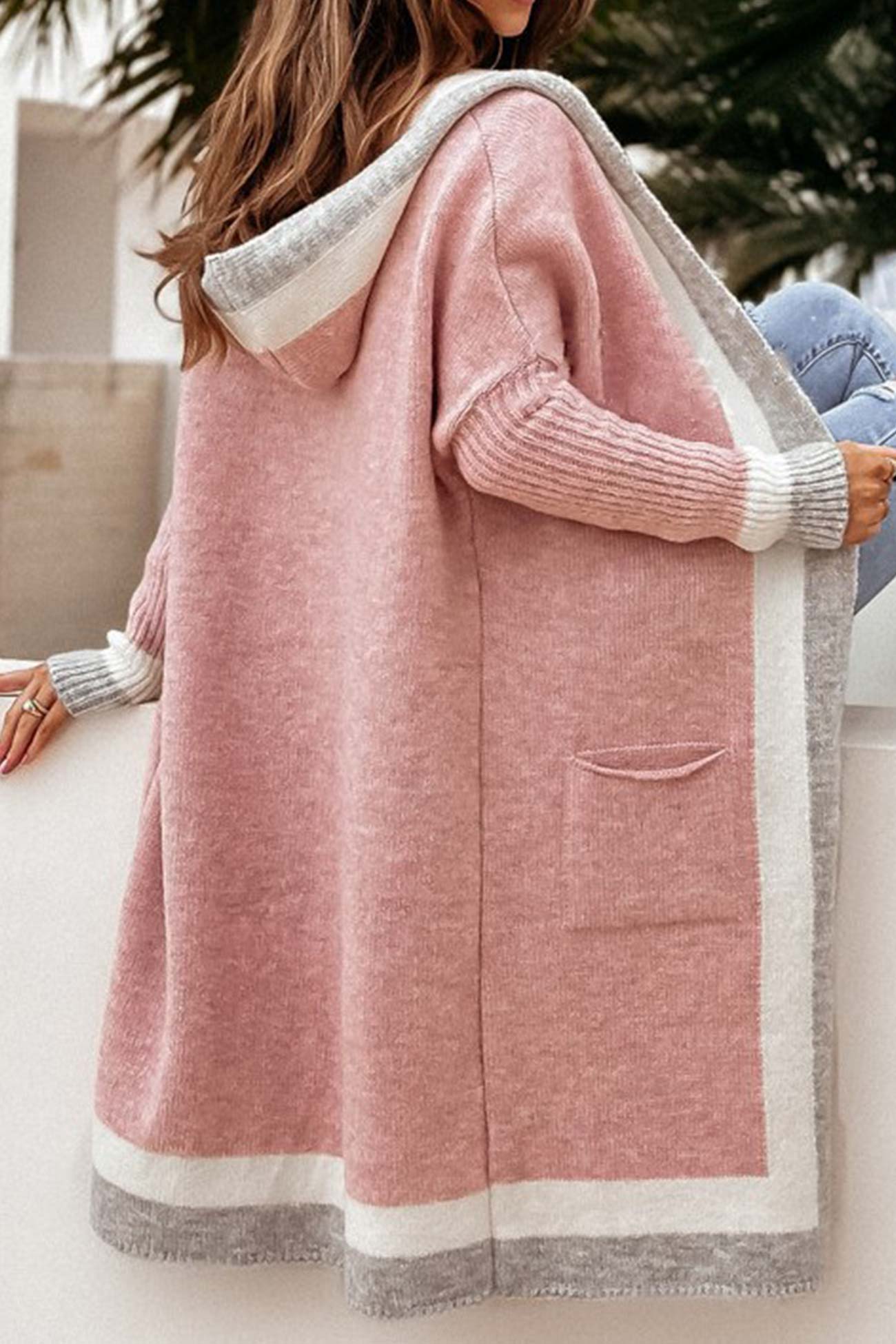 Elegante Herfst Kapuzen-Cardigan voor Dames - Comfort en Stijl