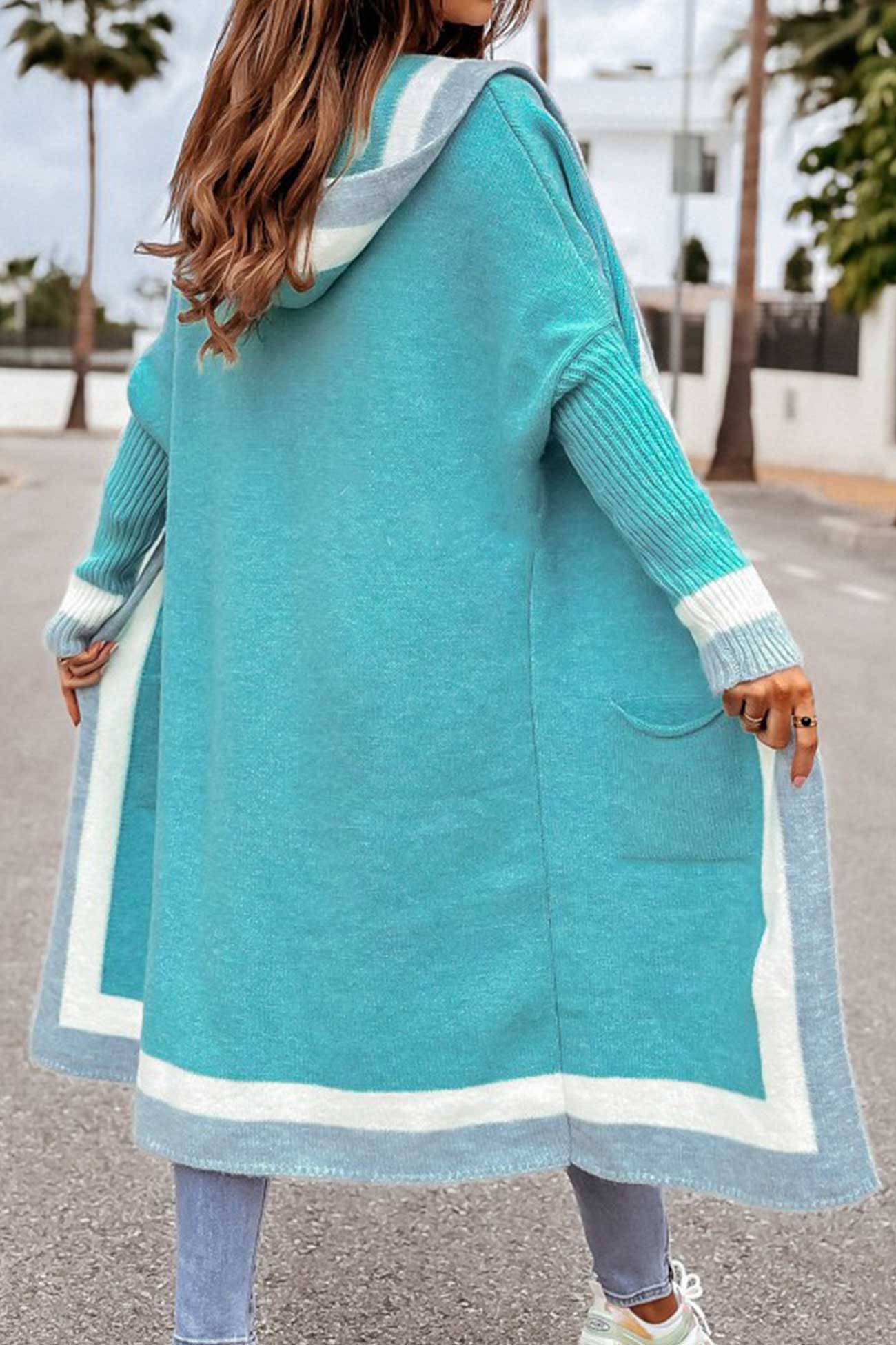 Elegante Herfst Kapuzen-Cardigan voor Dames - Comfort en Stijl