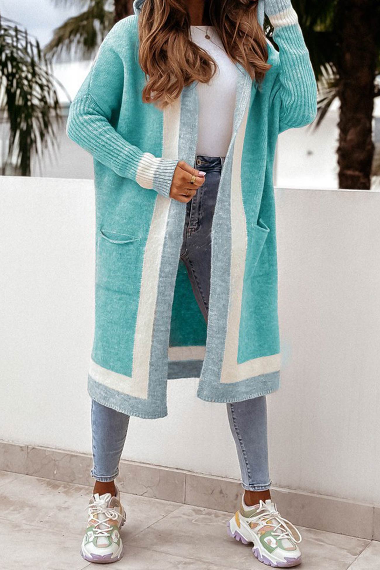 Elegante Herfst Kapuzen-Cardigan voor Dames - Comfort en Stijl