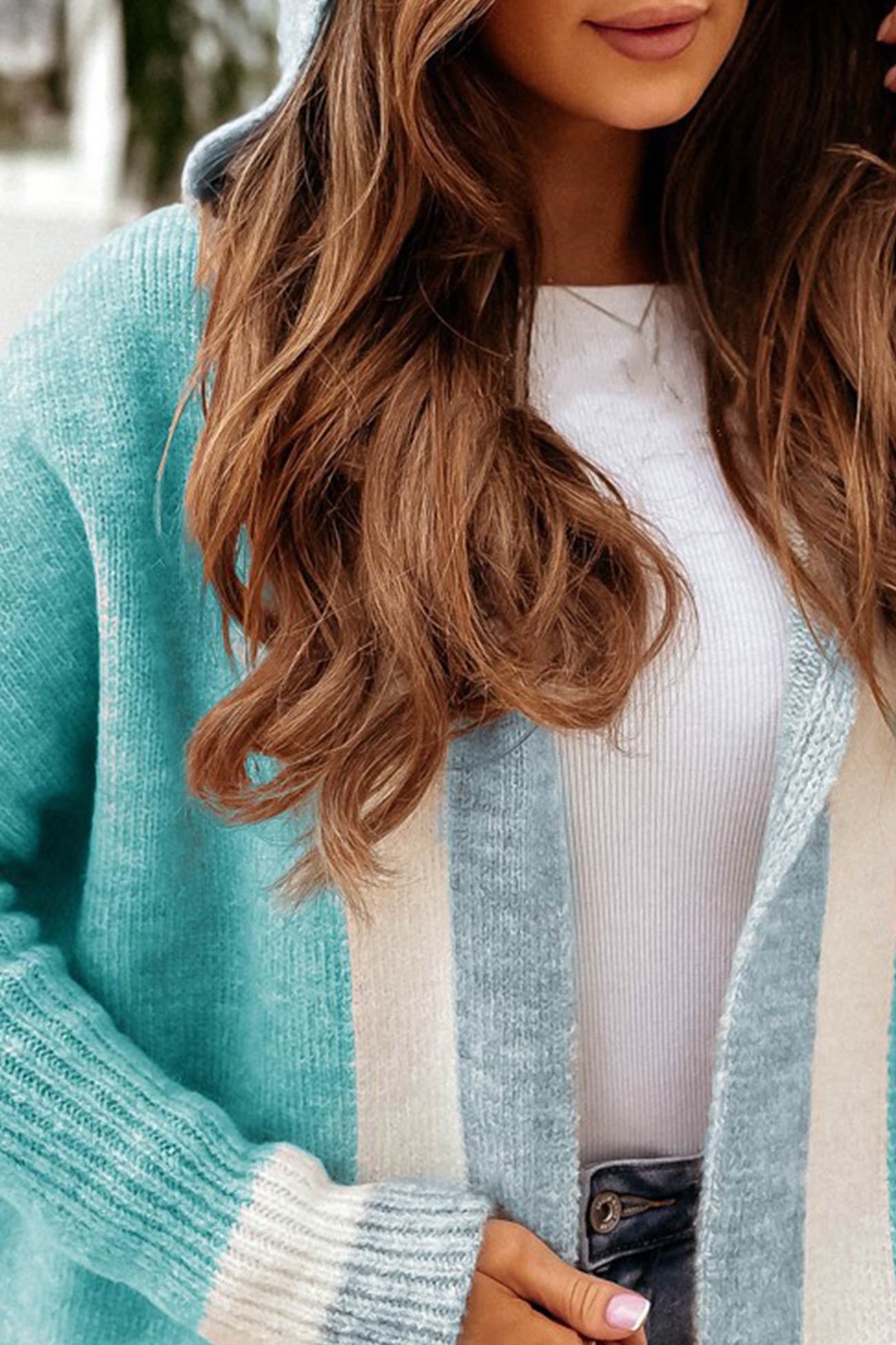 Elegante Herfst Kapuzen-Cardigan voor Dames - Comfort en Stijl