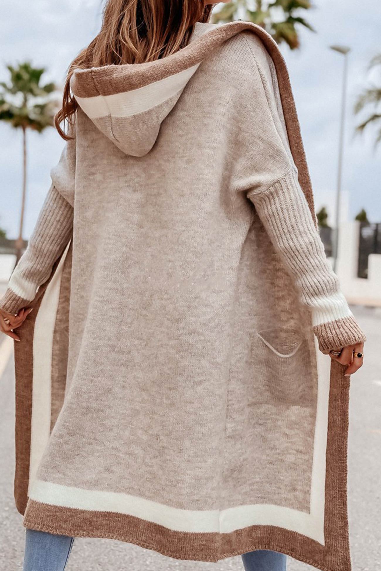Elegante Herfst Kapuzen-Cardigan voor Dames - Comfort en Stijl