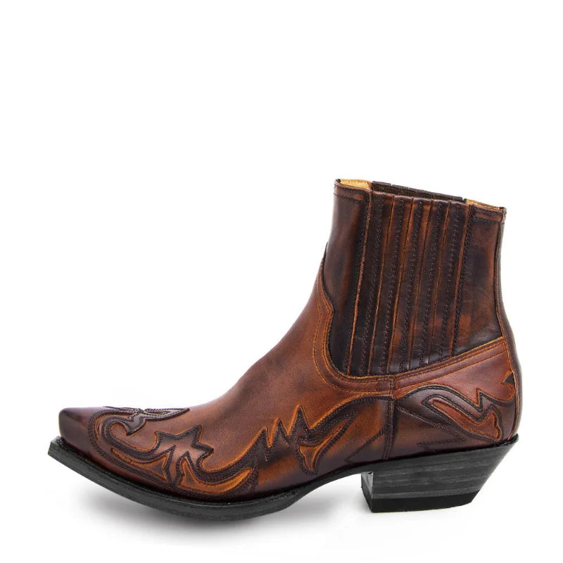 Rosa Western Dames Enkellaarsjes - Stijlvolle en Comfortabele Korte Cowboystiefels