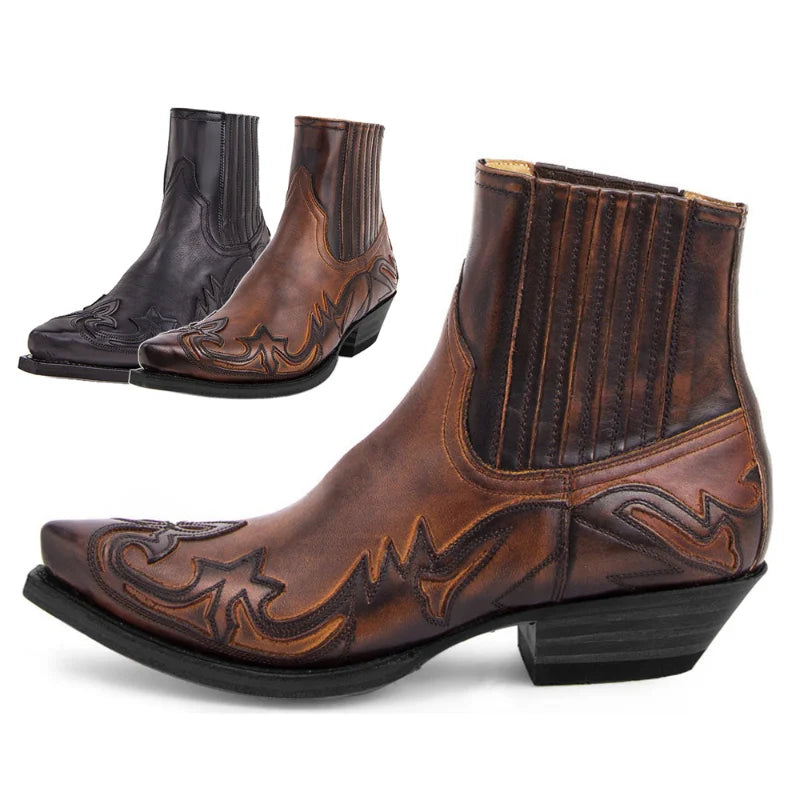 Rosa Western Dames Enkellaarsjes - Stijlvolle en Comfortabele Korte Cowboystiefels