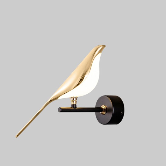 BirdLume - LED Vogel Wandlamp in Scandinavische Stijl
