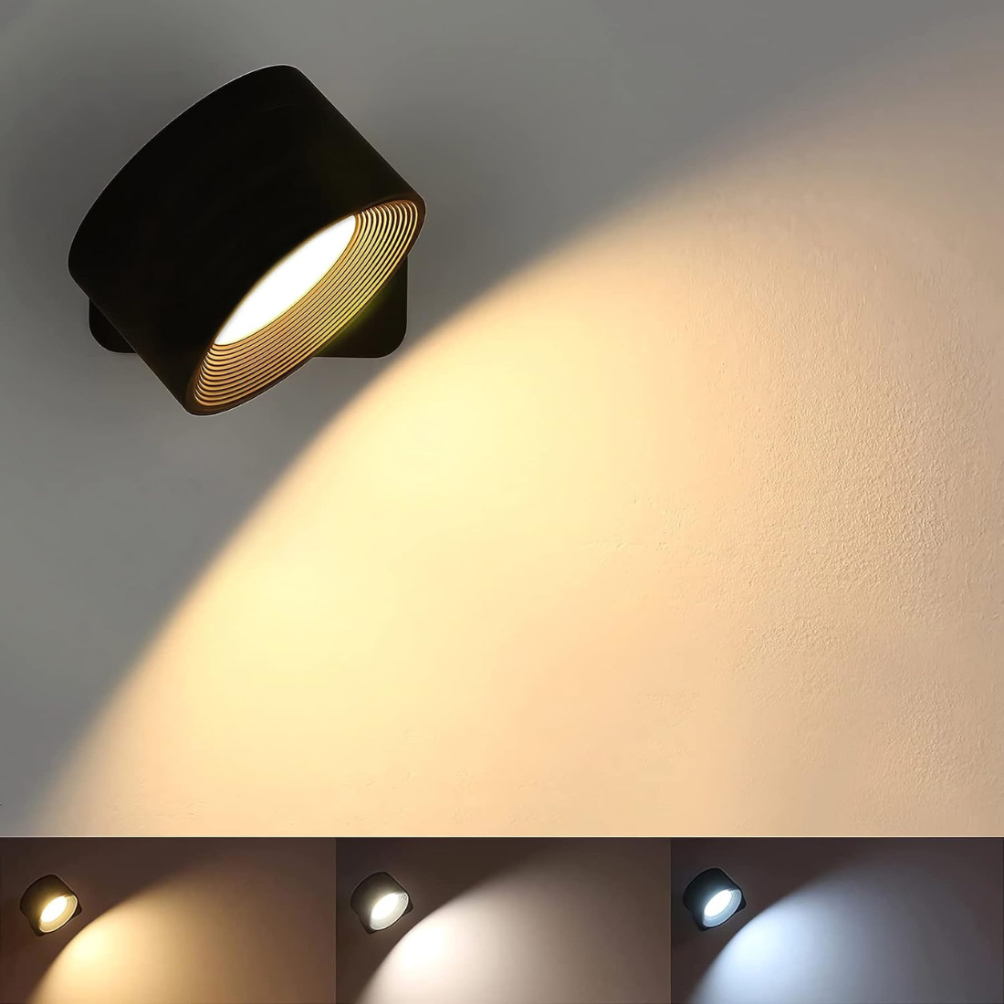 FlexiLight - Draadloze Oplaadbare 360° LED Muurlamp