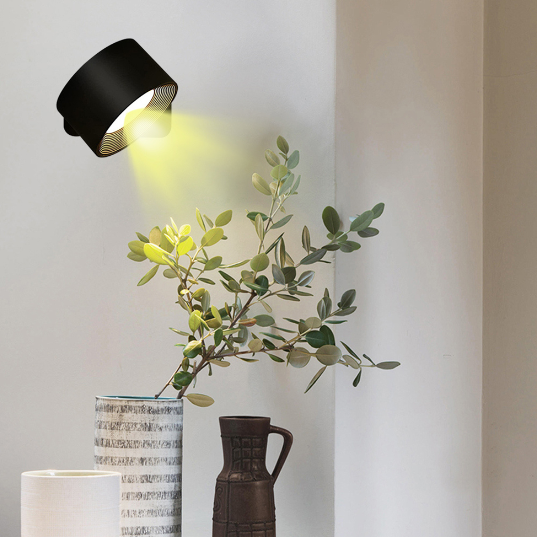 FlexiLight - Draadloze Oplaadbare 360° LED Muurlamp