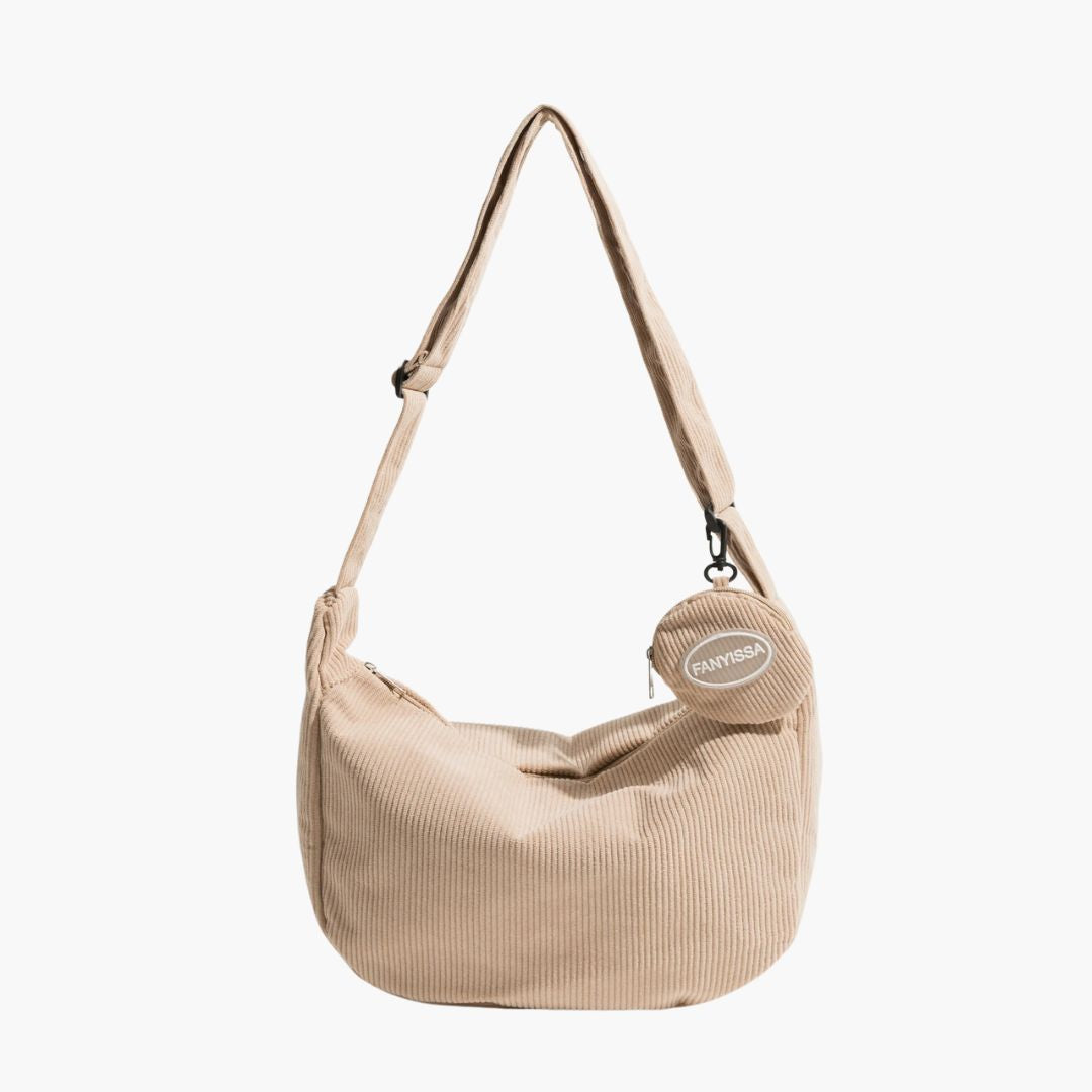 Ella - Corduroy Schoudertas voor Dames | Stijlvolle en Duurzame Crossbody Tas