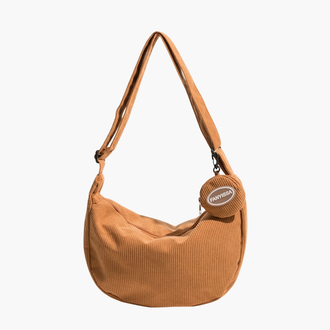 Ella - Corduroy Schoudertas voor Dames | Stijlvolle en Duurzame Crossbody Tas