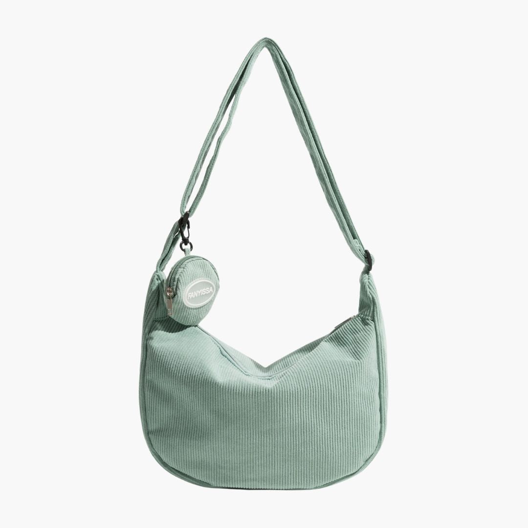 Ella - Corduroy Schoudertas voor Dames | Stijlvolle en Duurzame Crossbody Tas