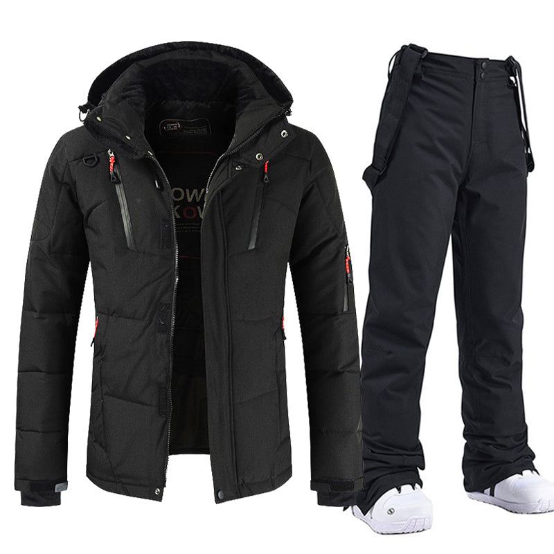 Yentis – Wind- en Waterdichte Skiset met Capuchon en Broek voor Heren