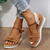 Stijlvolle Zomer-Espadrille Sandalen met Gespsluiting en Strikdetail | Trendy en Comfortabele Zomersandalen