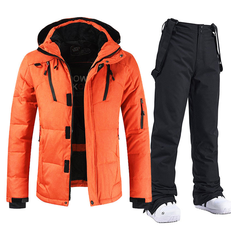 Yentis – Wind- en Waterdichte Skiset met Capuchon en Broek voor Heren