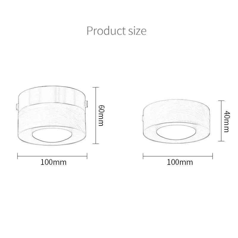 WoodLux Walnoot Plafondlamp - LED Schijnwerper met Houten Afwerking voor Woonkamer en Eetkamer