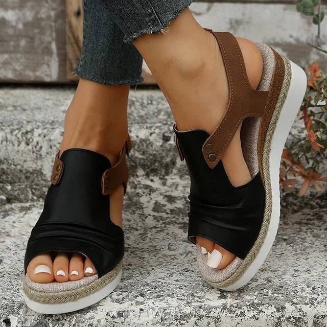 Elisa - Sandalen met Wedge Hak | Comfortabele Zomersandalen voor Dames