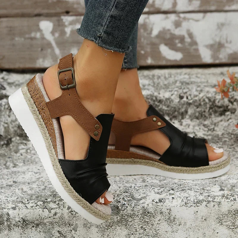 Elisa - Sandalen met Wedge Hak | Comfortabele Zomersandalen voor Dames