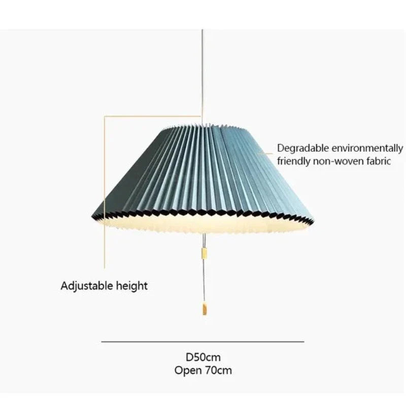 FoldGlow - Plissé Lampenkap voor Elegante Verlichting