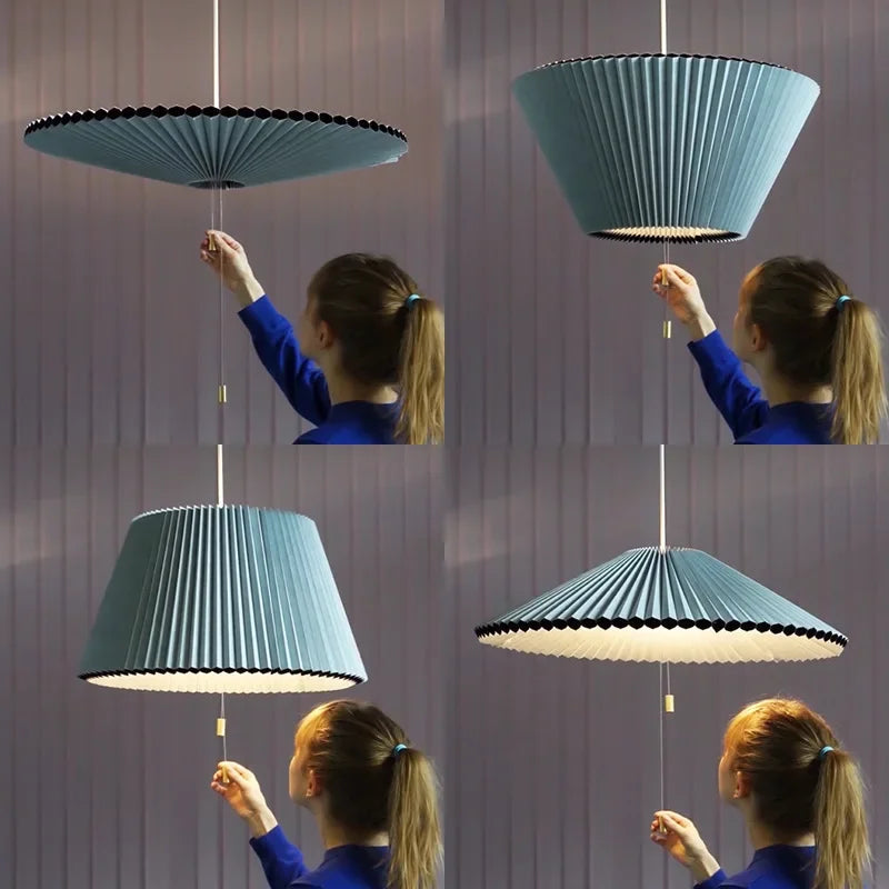 FoldGlow - Plissé Lampenkap voor Elegante Verlichting