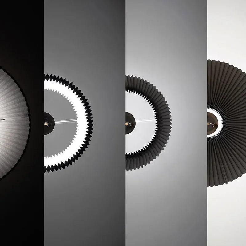 FoldGlow - Plissé Lampenkap voor Elegante Verlichting