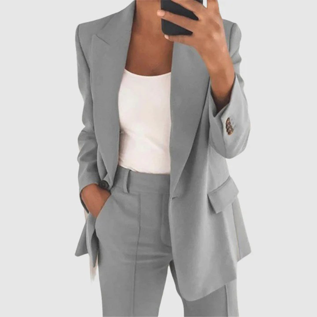 Elegant Dames Blazer-Set - Voor de Moderne Vrouw