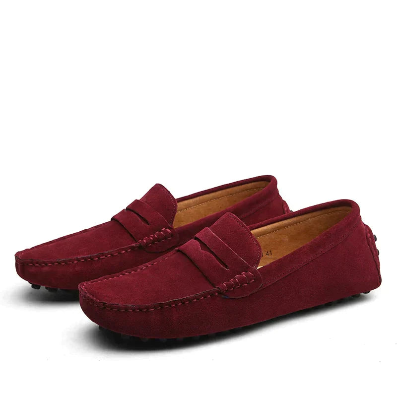 Eliott Suède Loafers in Italiaanse Stijl - Stijlvolle en Comfortabele Dames Loafers
