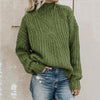 JuliaKnit Pullover | Comfortabele Kabelgebreide Trui met Coltrui voor Dames