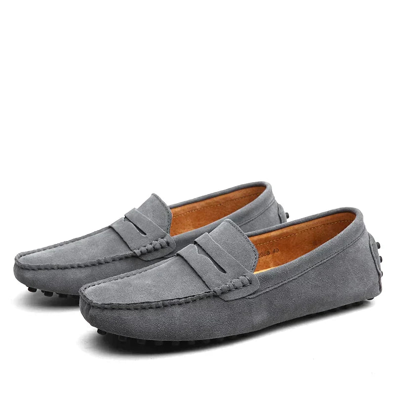 Eliott Suède Loafers in Italiaanse Stijl - Stijlvolle en Comfortabele Dames Loafers