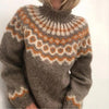 ComfortVibes Chris - Warme Gebreide Herfsttrui met Kraag voor Dames