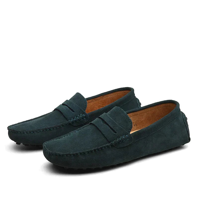 Eliott Suède Loafers in Italiaanse Stijl - Stijlvolle en Comfortabele Dames Loafers
