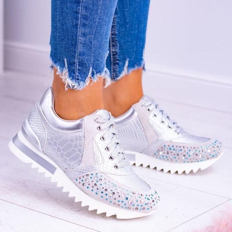 FunFit - Trendy Dames Sneakers met Vrolijke Print