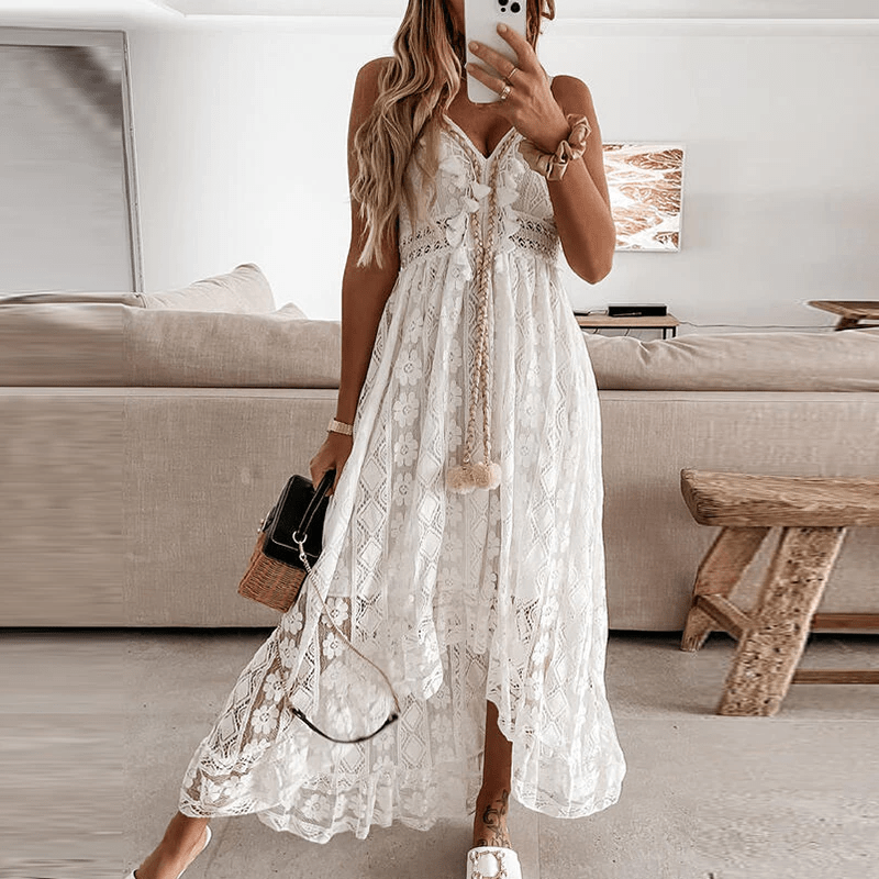 ElegantLace Jurk | Jasmine Kant Jurk voor Een Verfijnde Look