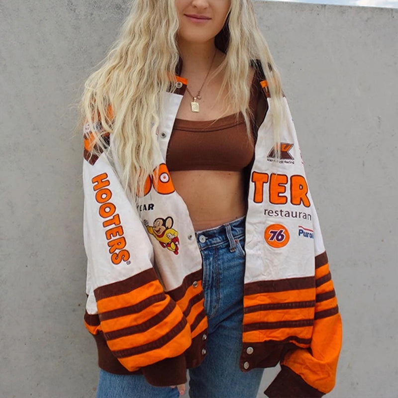 Zoë Damesjas | Oversized Hip-Hop Street Style Jas: Stoere Bomber voor Trendsetters