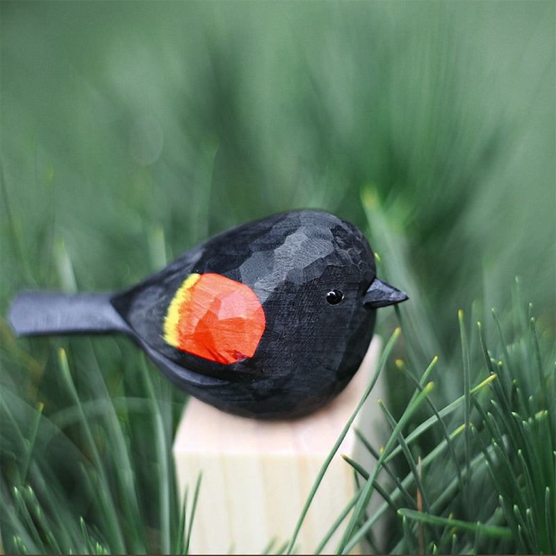 ScandiVogel - Scandinavische Houten Vogelbeeldjes | Decoratieve Houten Ornamenten voor Interieur