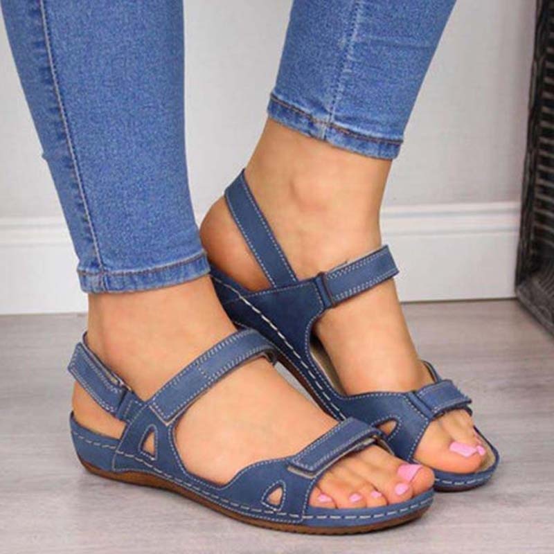 Zomer Comfort Luna | Orthopedische Dames Sandalen met Klittenbandsluiting voor de Zomer