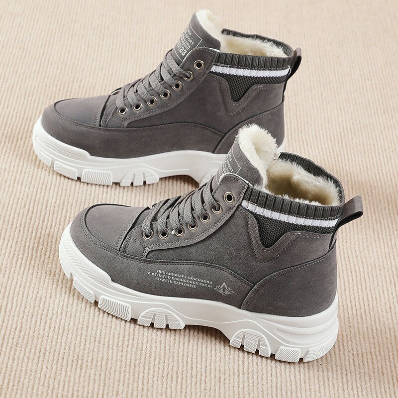 WarmFur - Sneakers met Warme Bontvoering voor Dames