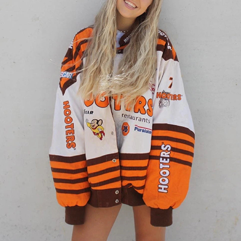 Zoë Damesjas | Oversized Hip-Hop Street Style Jas: Stoere Bomber voor Trendsetters