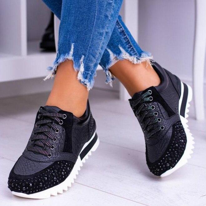 FunFit - Trendy Dames Sneakers met Vrolijke Print