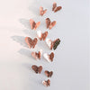VlinderFantasie - 3D Vlinder Wandstickers | Ideaal voor Bruiloften en Interieurdecoratie