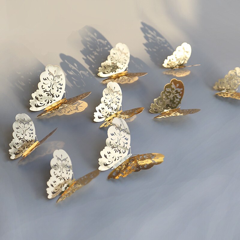 VlinderFantasie - 3D Vlinder Wandstickers | Ideaal voor Bruiloften en Interieurdecoratie