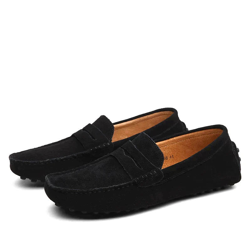Eliott Suède Loafers in Italiaanse Stijl - Stijlvolle en Comfortabele Dames Loafers