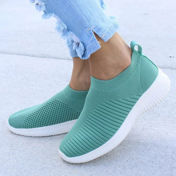 Vlotte Slip-On Sneakers - Lichtgewicht en Comfortabele Schoenen voor Dames