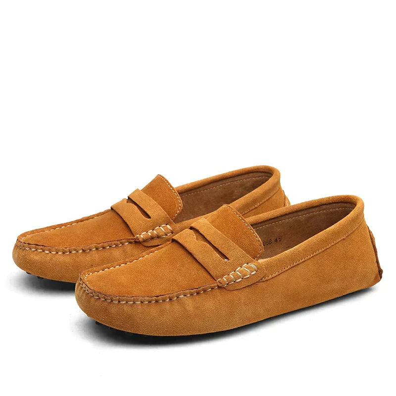 Eliott Suède Loafers in Italiaanse Stijl - Stijlvolle en Comfortabele Dames Loafers