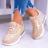 FunFit - Trendy Dames Sneakers met Vrolijke Print