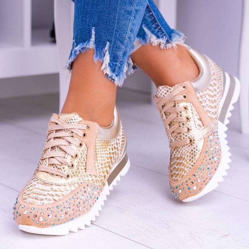 FunFit - Trendy Dames Sneakers met Vrolijke Print