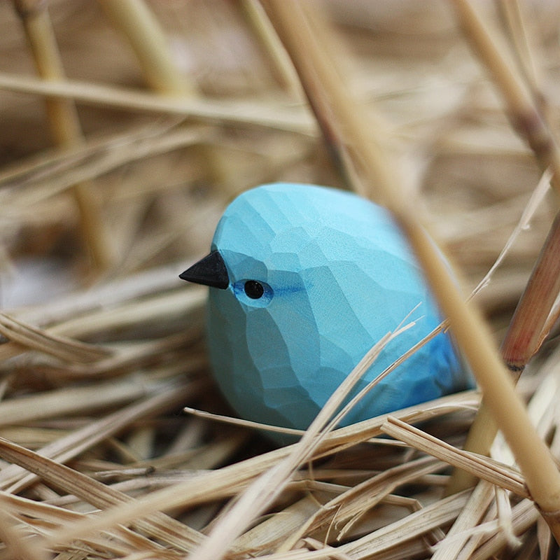 ScandiVogel - Scandinavische Houten Vogelbeeldjes | Decoratieve Houten Ornamenten voor Interieur