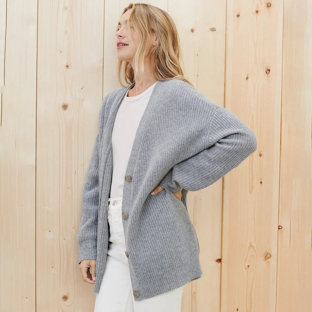 Sofie - Knusse Gebreide Vest met Knoopsluiting voor Dames